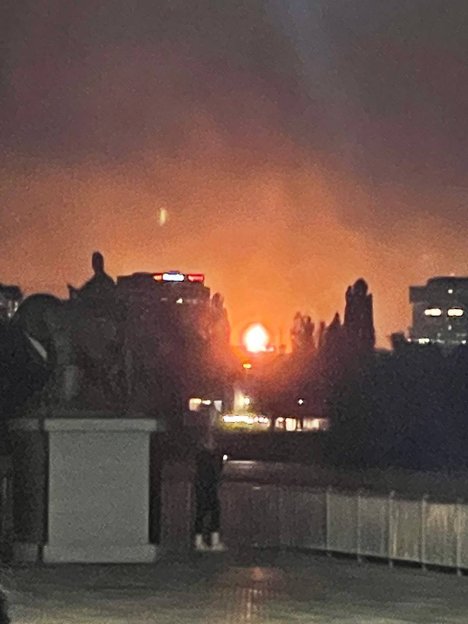 Пожар на НПЗ в Братиславе