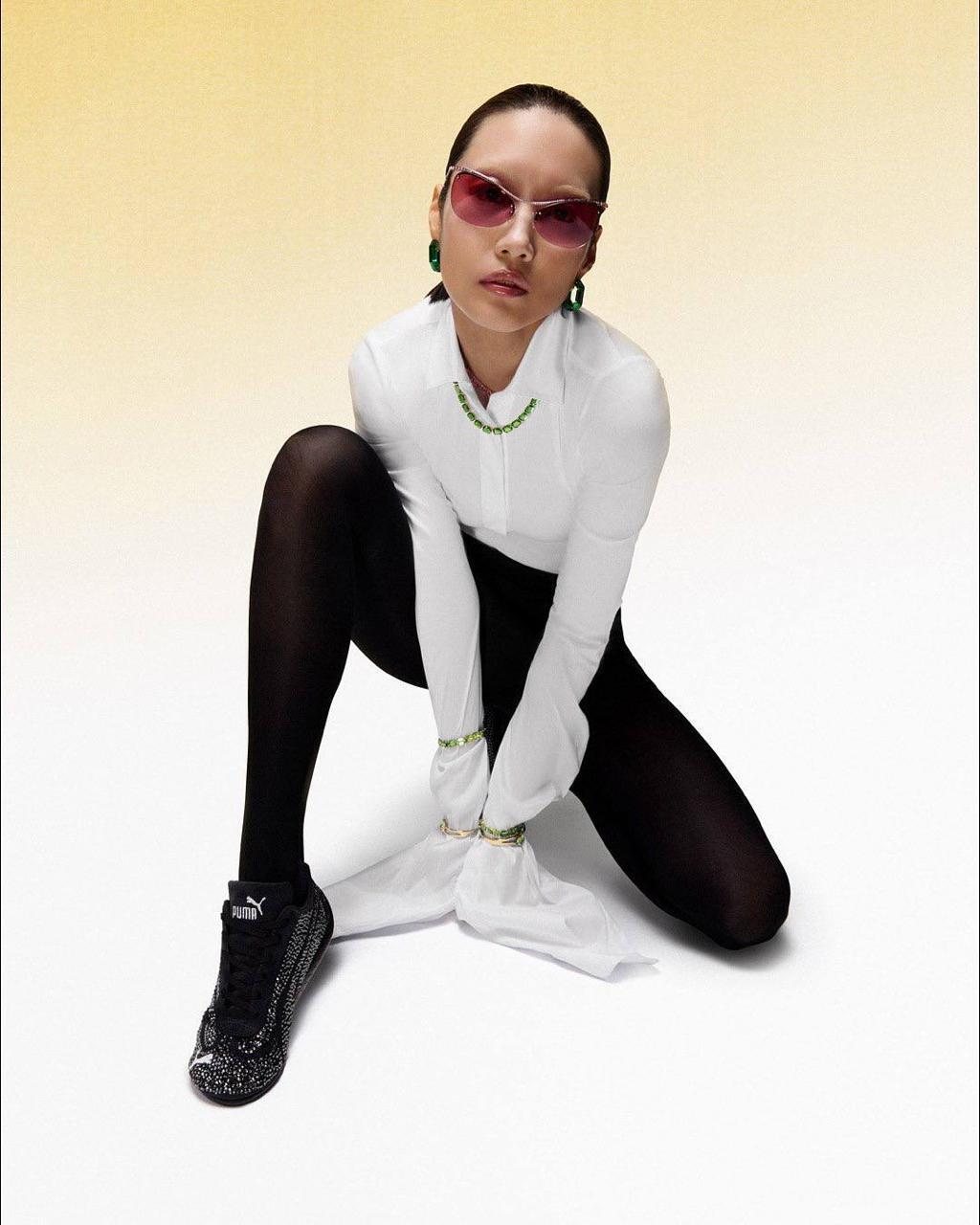 Спорт и роскошь: Puma презентовала кроссовки, усыпанные кристаллами Swarovski