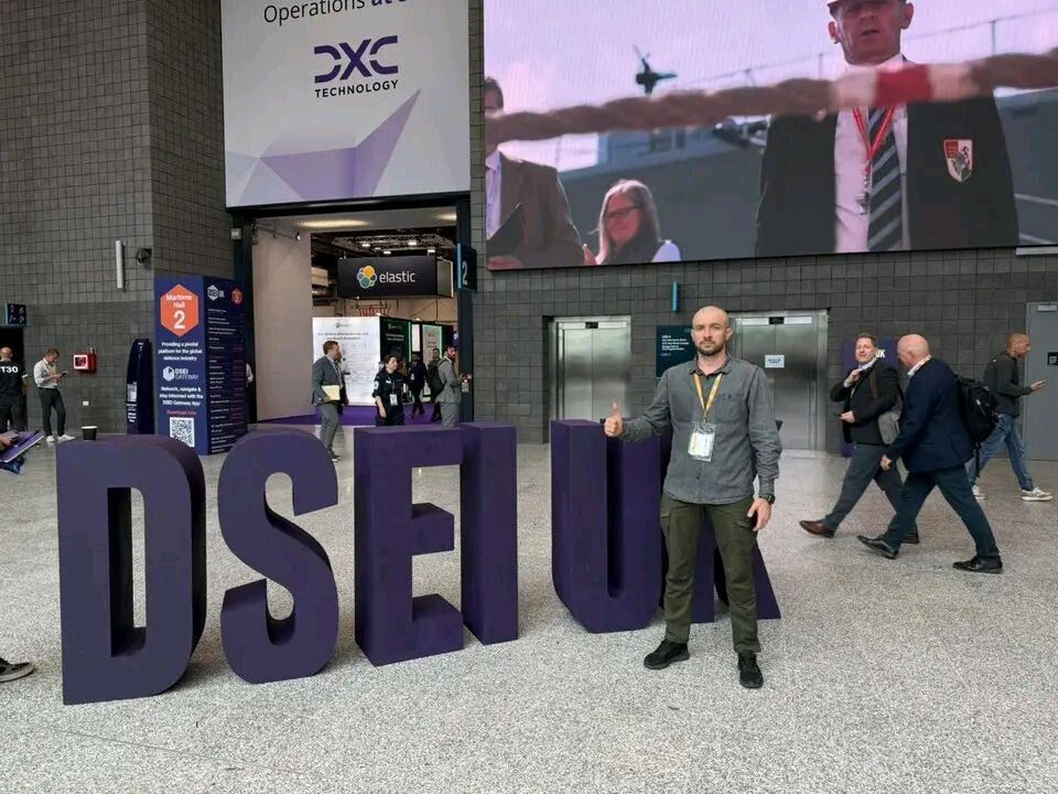 Сергій Умов на форумі DSEI UK 2025