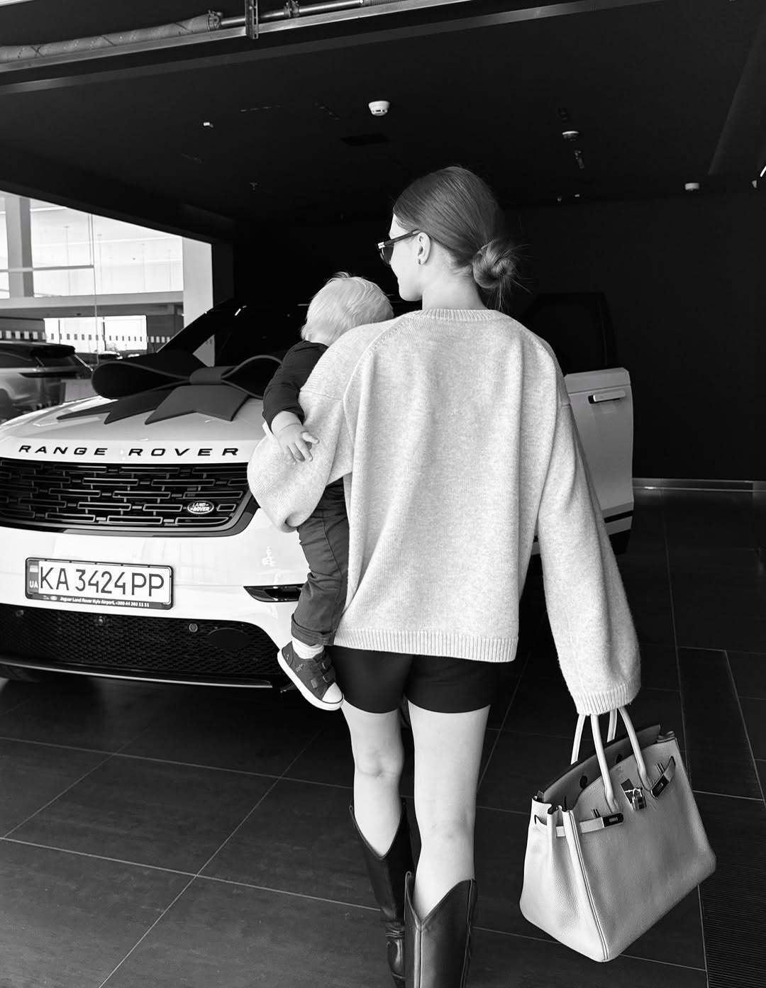 Катерина Остапчук із сином