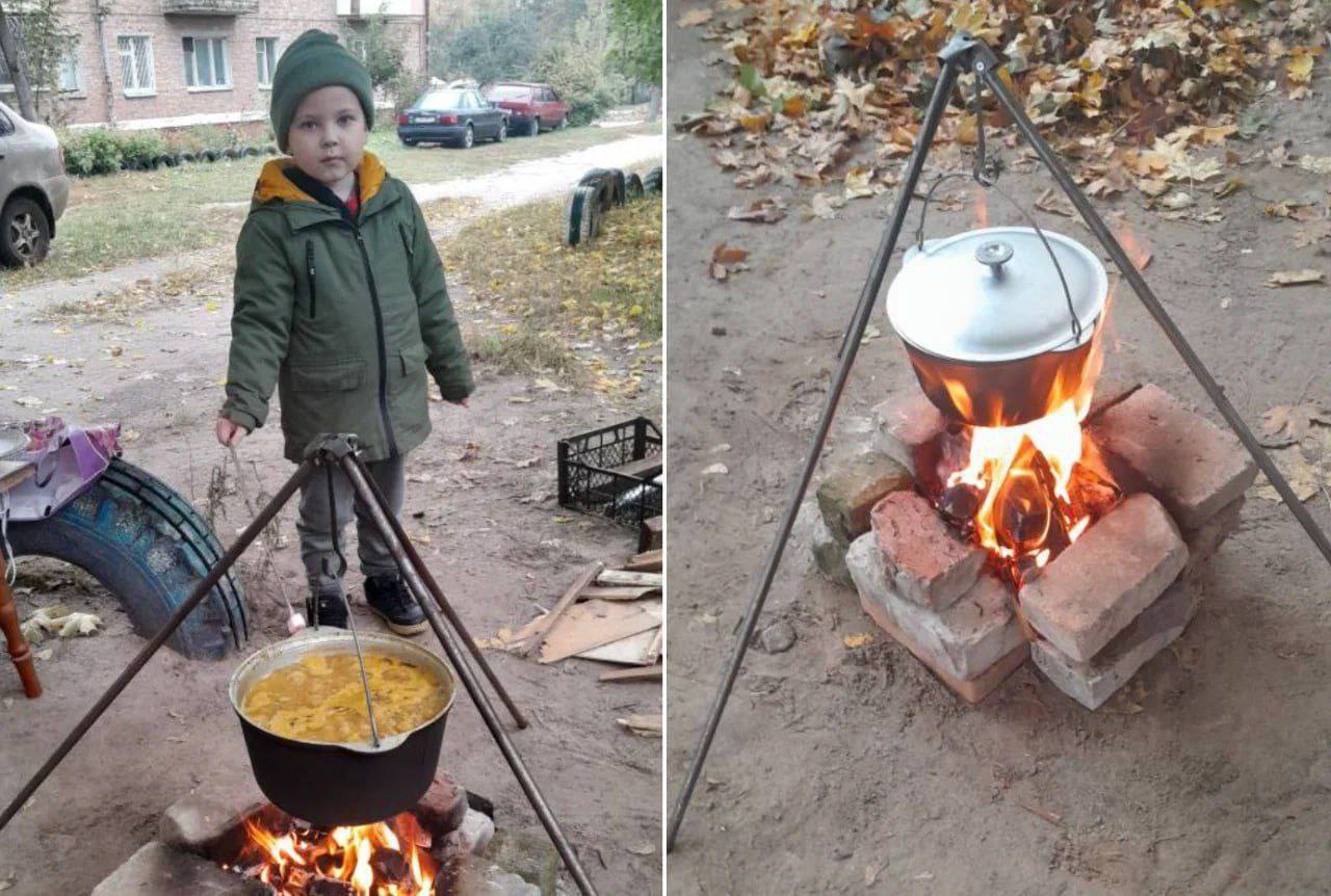 Шостка в темноте