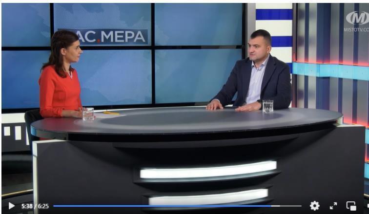 Выступление Симчишина на телеканале ''Город''