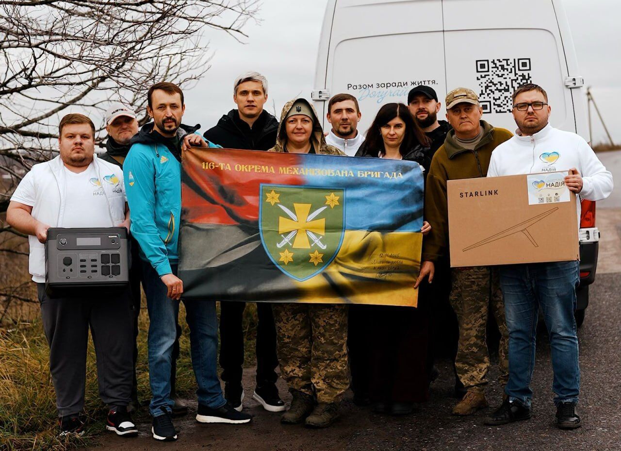 361 миссия на фронт: фонд ''Надежда'' и Валерий Дубиль передали оборудование военным на харьковское направление