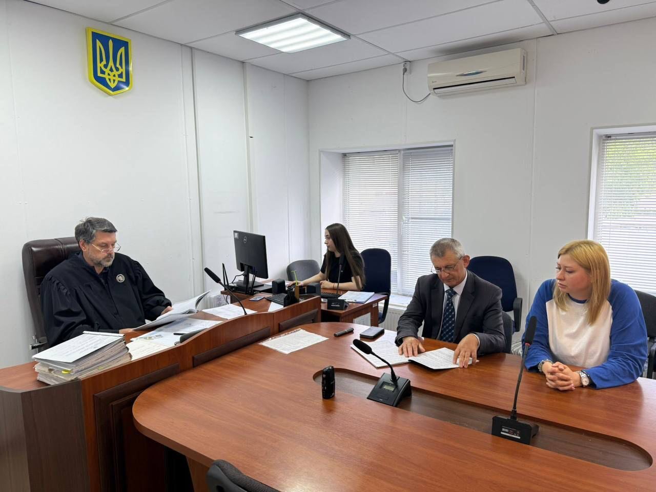 Олеся Бабий в суде