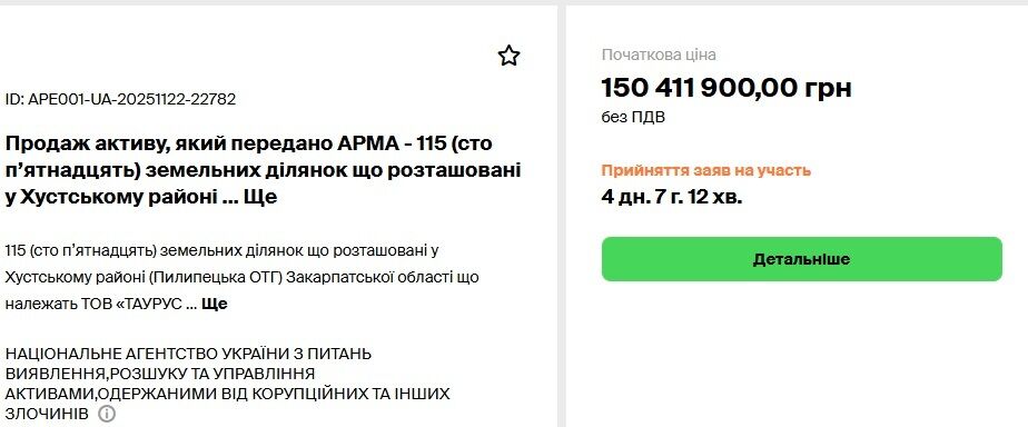 Курорт ''Пилипец'' на продажу: 208 участков и канатка ARMA выставлены за 150 млн грн