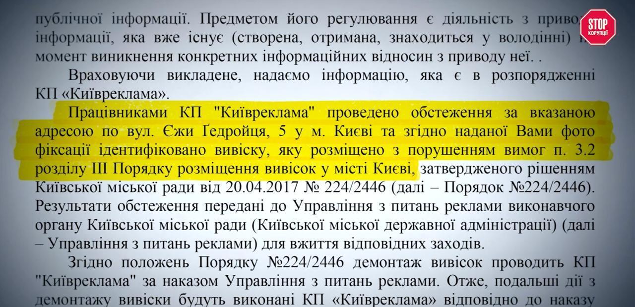''Київреклама'' проти малого бізнесу? Історії несанкціонованого демонтажу вивісок у Києві