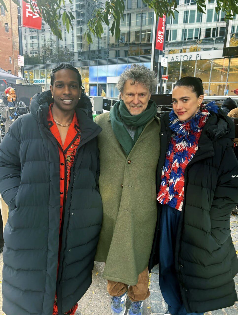 A$AP Rocky и Маргарет Куолли в новой кампании Chanel: кадры со съемок на Манхэттене