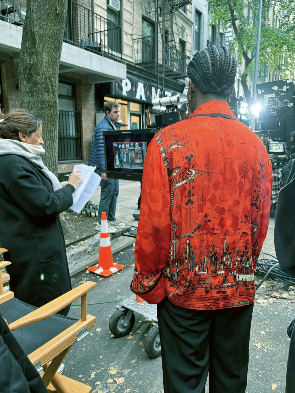 A$AP Rocky и Маргарет Куолли в новой кампании Chanel: кадры со съемок на Манхэттене