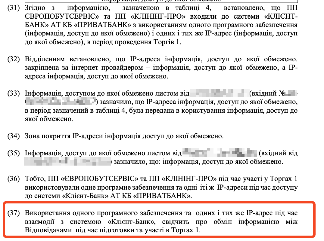 ЧП ''КЛИНИНГ-ПРО'' и ''ЕВРОПОБУТСЕРВИС'' использовали общие IP-адреса и одинаковое ПО