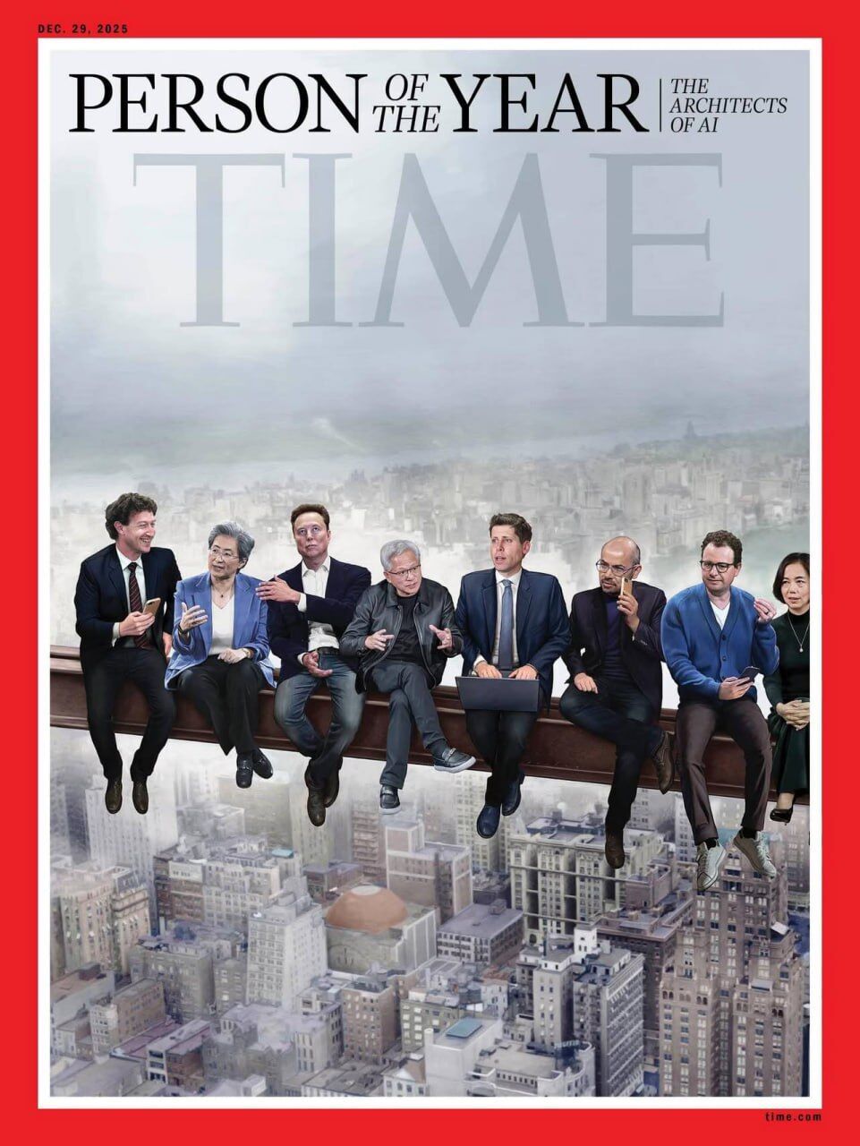 Людьми года по версии Time стали лидеры индустрии искусственного интеллекта