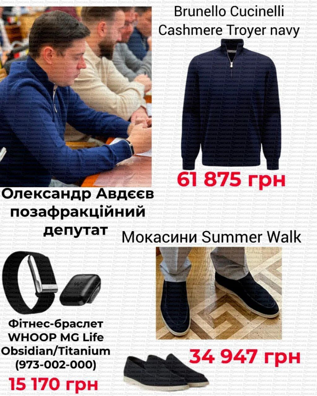 Rolex, Louis Vuitton і сумки за 141 тисячу: у скільки обходиться стиль депутатів Одеси