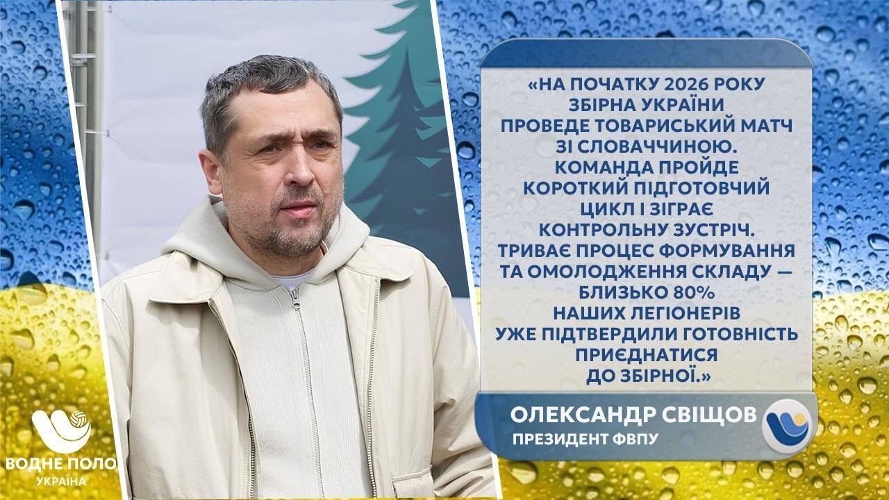 Олександр Свіщов - президент Федерації водного поло України