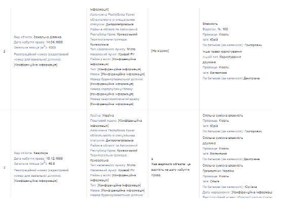 Юрий Кисель, декларация