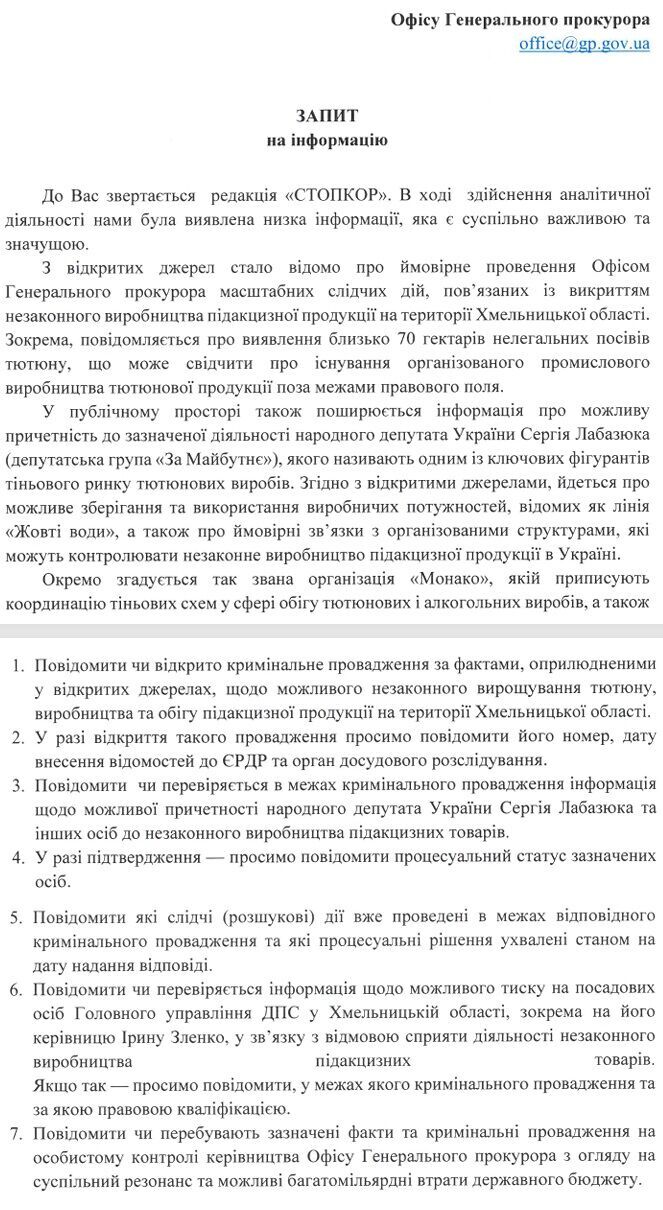 70 га плантаций: нардеп Лабазюк может быть причастен к теневому производству табака в Хмельницкой области, – Обличитель