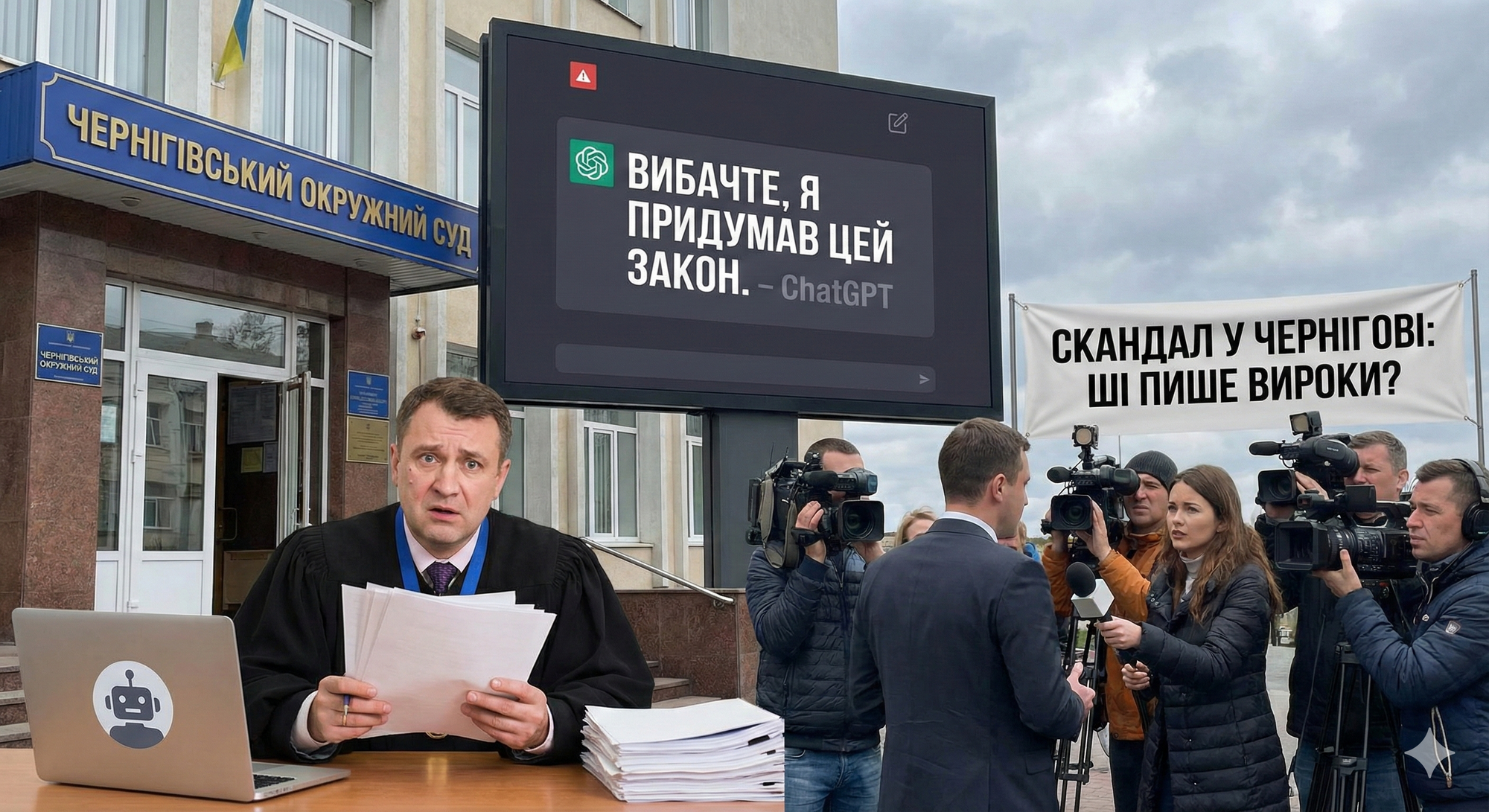 Иллюстрация. Суд в Чернигове использует ChatGPT для редактирования важных документов