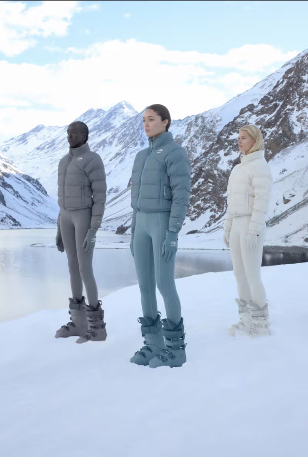 The North Face и SKIMS представили вторую зимнюю коллекцию с детской одеждой и новыми цветами
