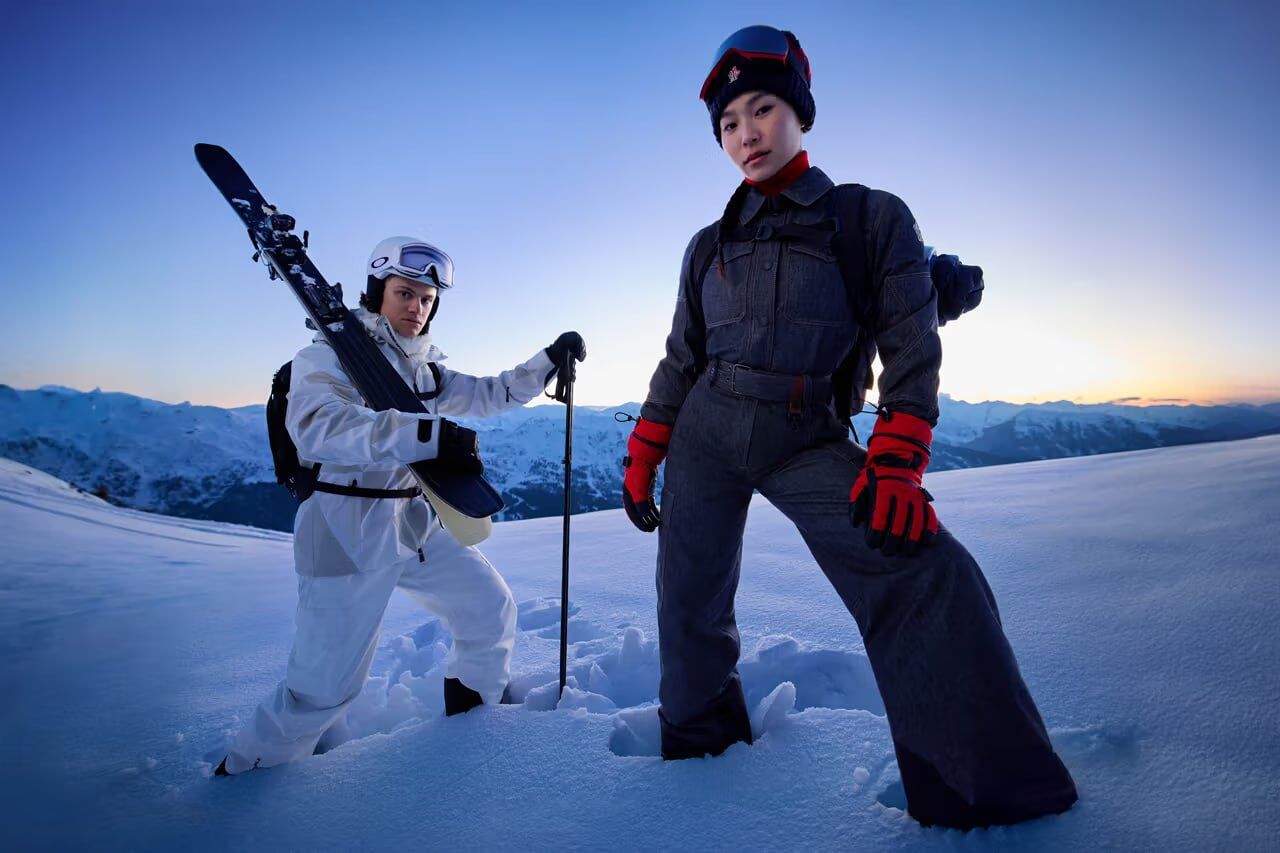 Венсан Кассель, Эмбер Валетта и Хлоя Ким в новой кампании Moncler Grenoble