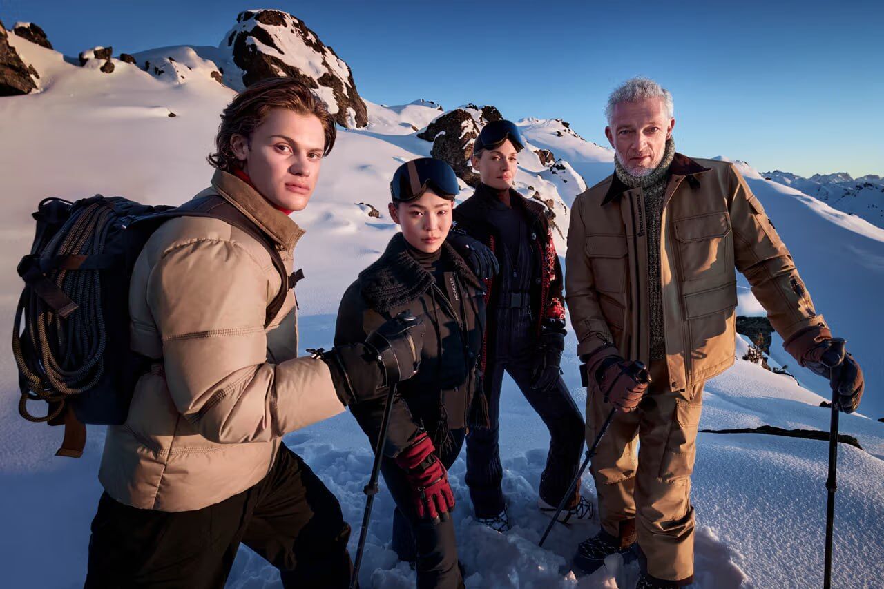 Венсан Кассель, Эмбер Валетта и Хлоя Ким в новой кампании Moncler Grenoble