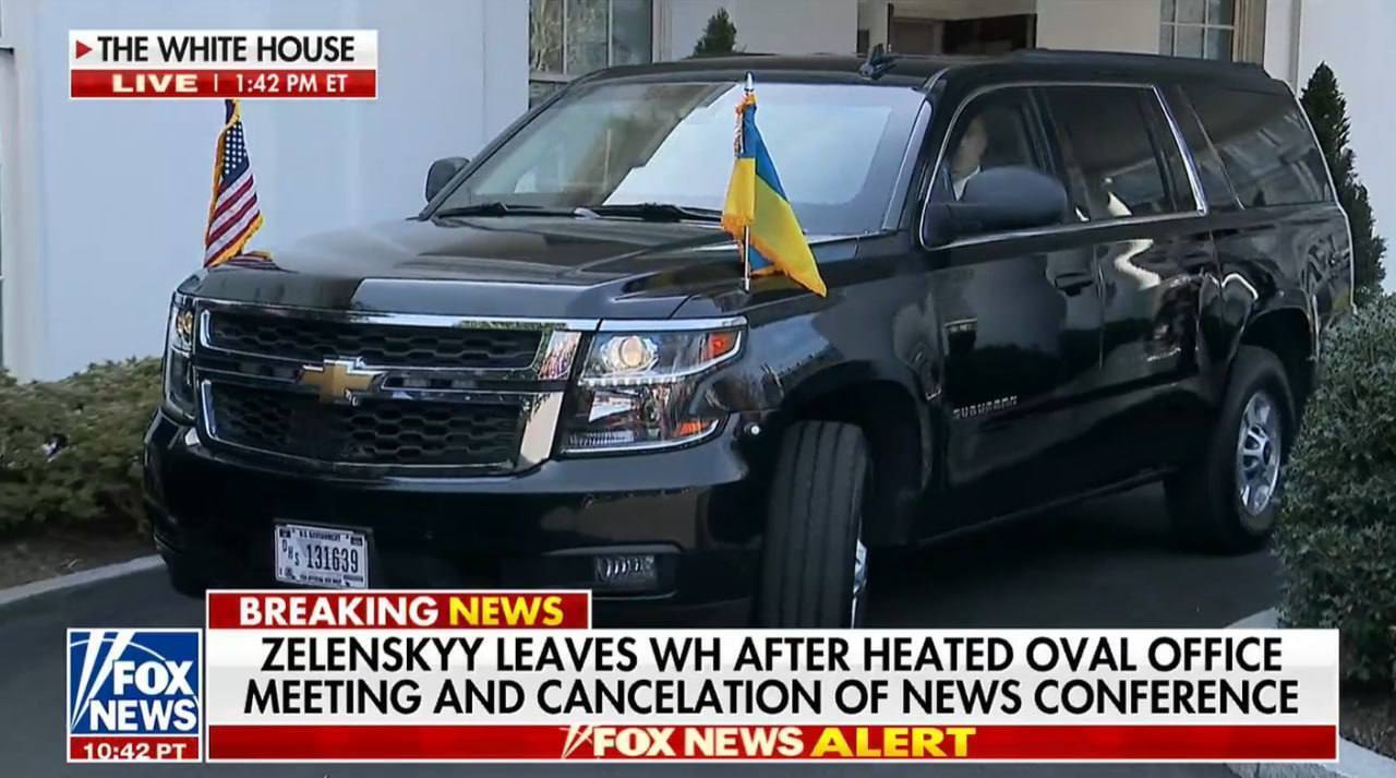 Напряженная встреча в Белом доме: Зеленский досрочно покинул Овальный кабинет