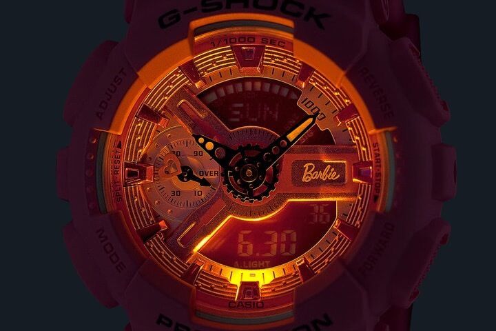 Mattel и G-SHOCK создали часы в стиле Барби: что в нем особенного