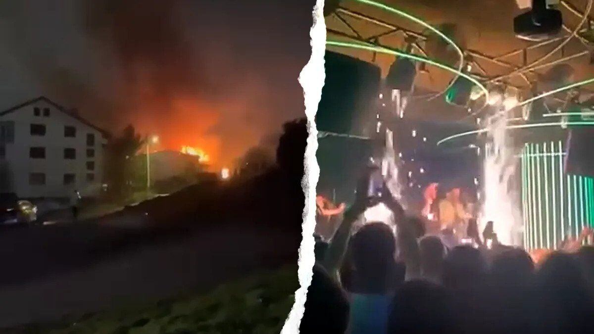 Пламя на дискотеке в Северной Македонии