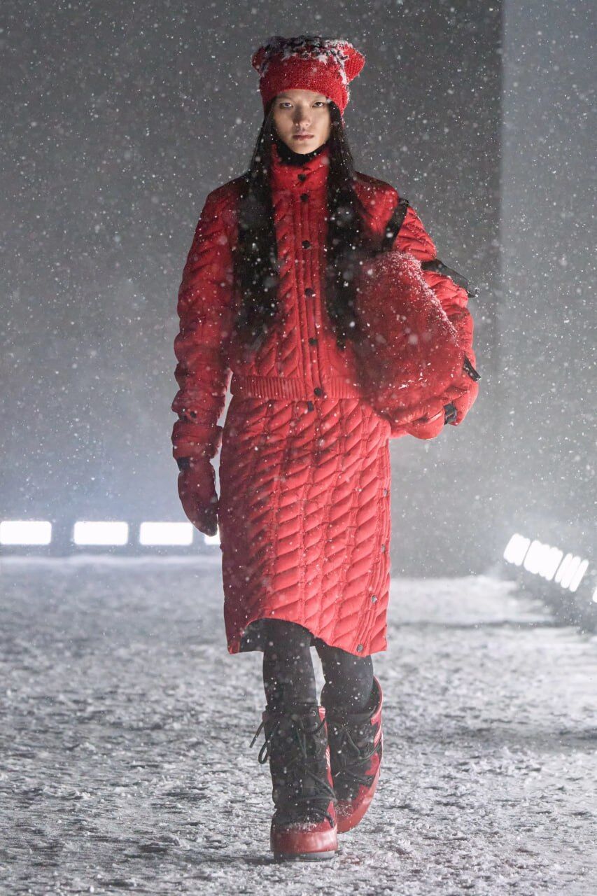 Куршевель стал подиумом для Moncler: грандиозный показ в горах