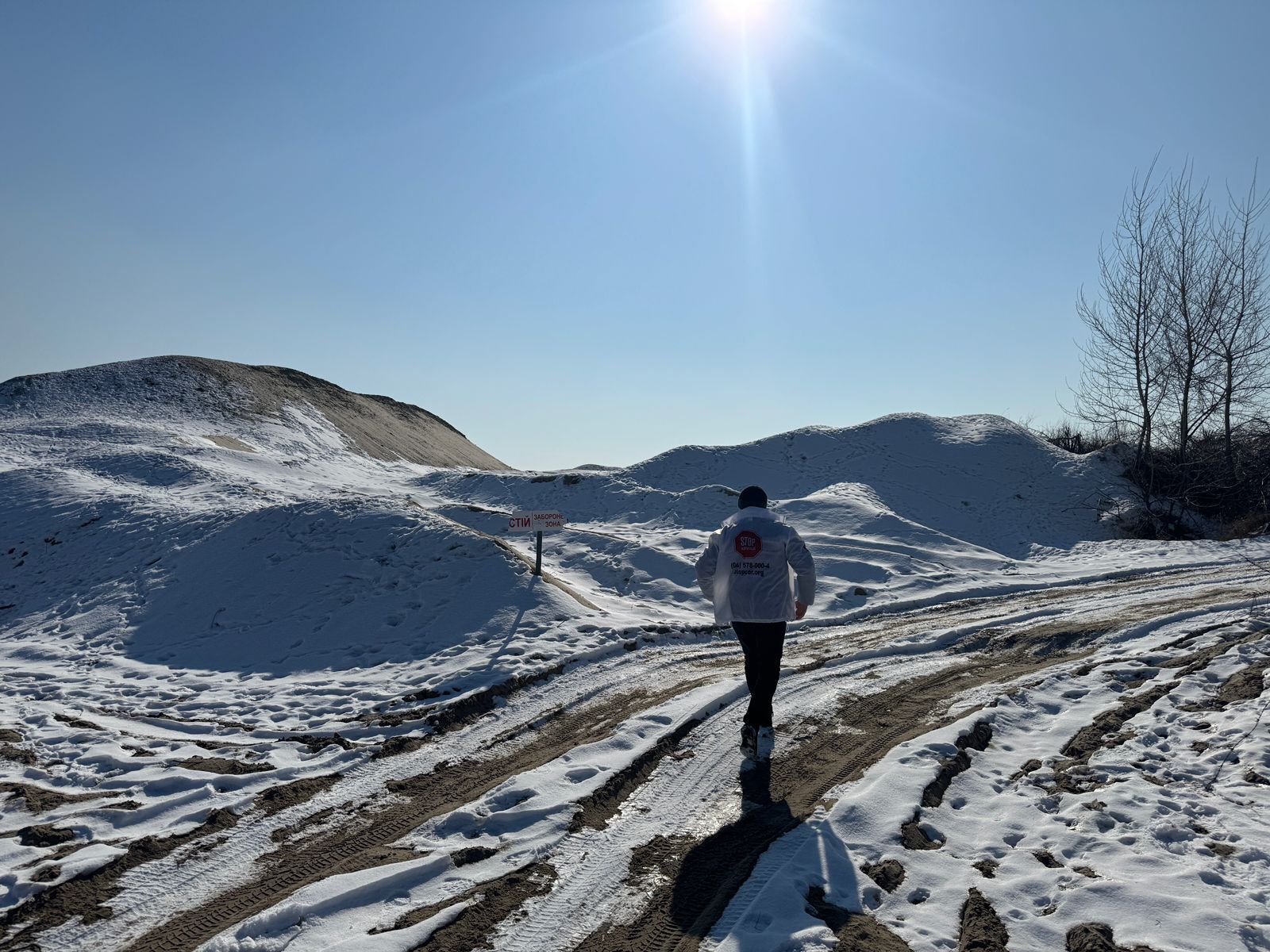 По состоянию на начало марта на участке не зафиксированы работы и присутствие техники