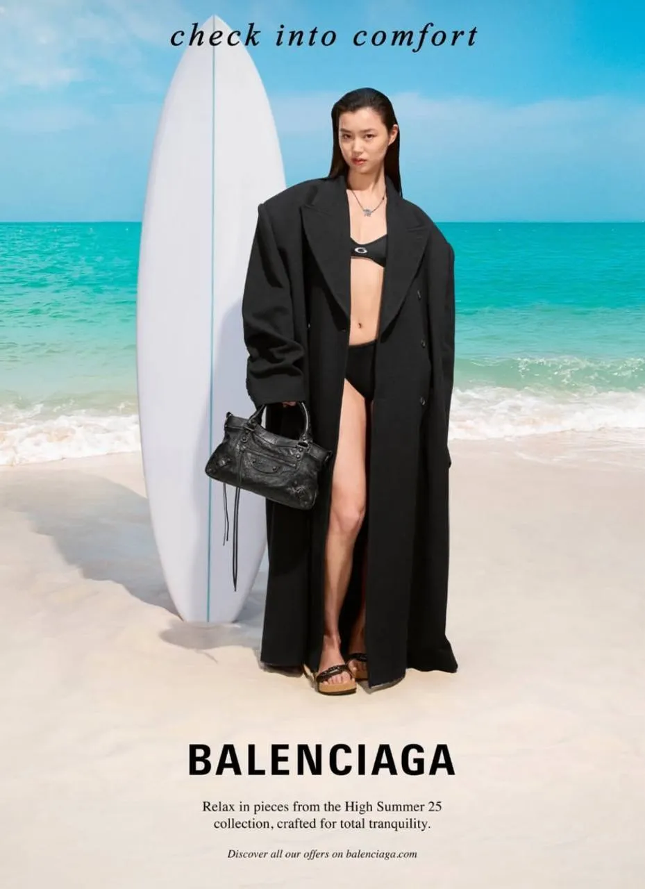 Balenciaga представила сюрреалистическую летнюю кампанию с морскими пейзажами
