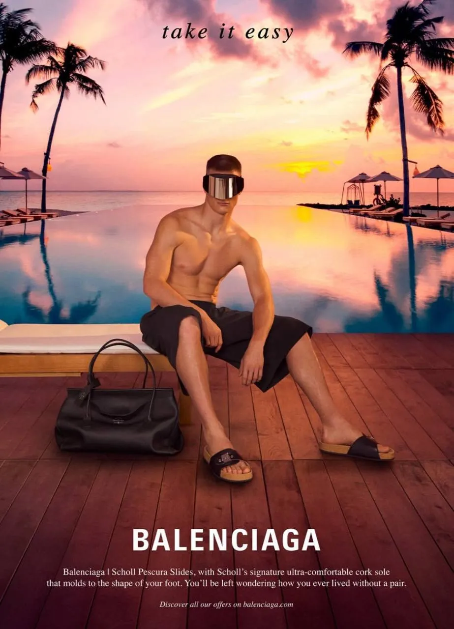 Balenciaga представила сюрреалистическую летнюю кампанию с морскими пейзажами