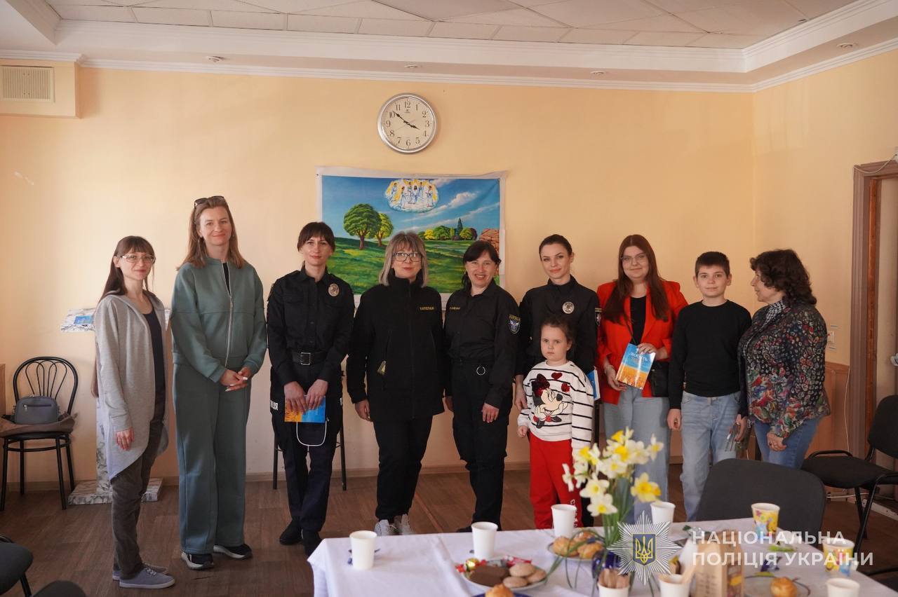 Діти героїв отримали великодні подарунки від поліції