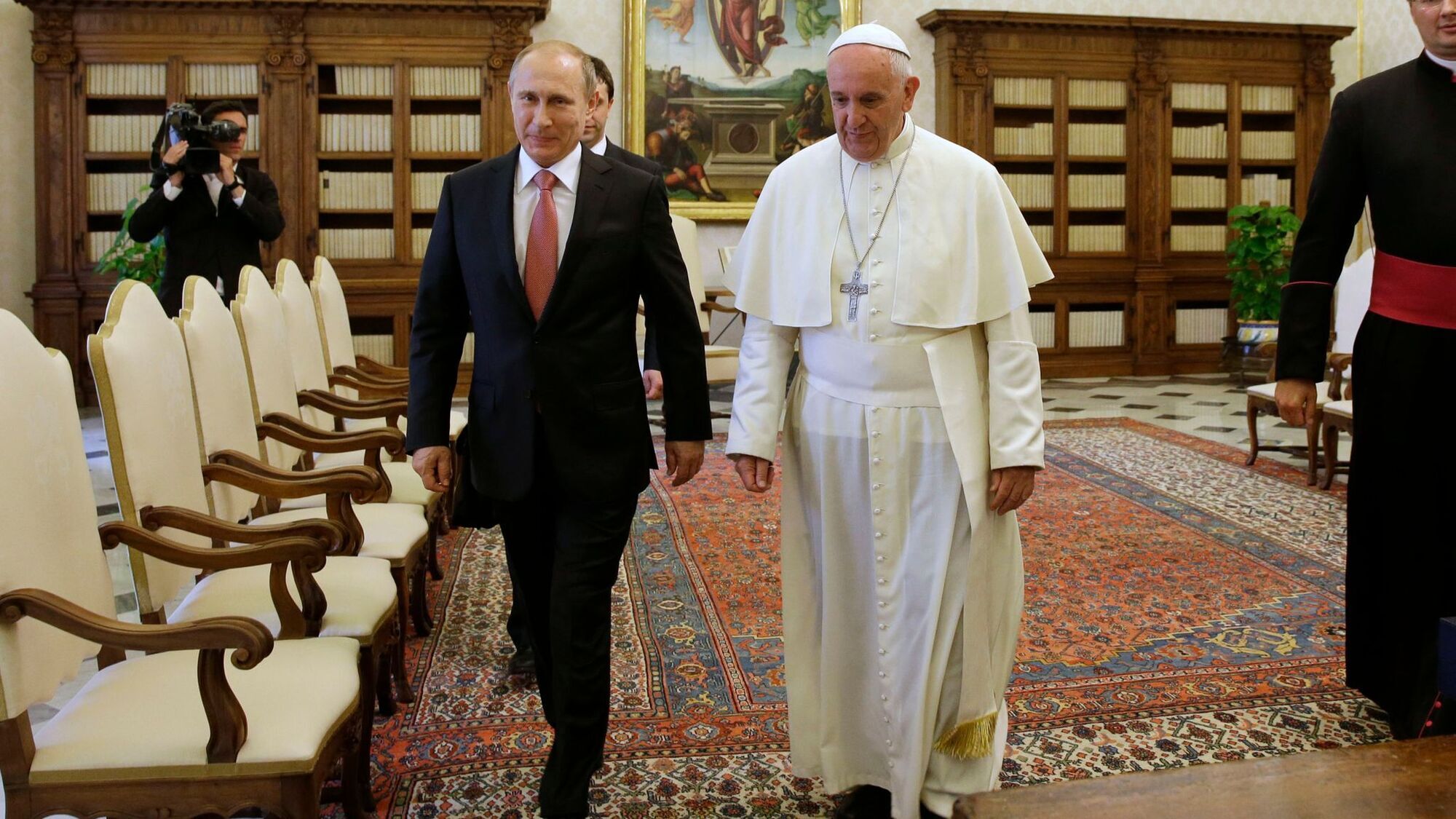 путін, Папа Франциск