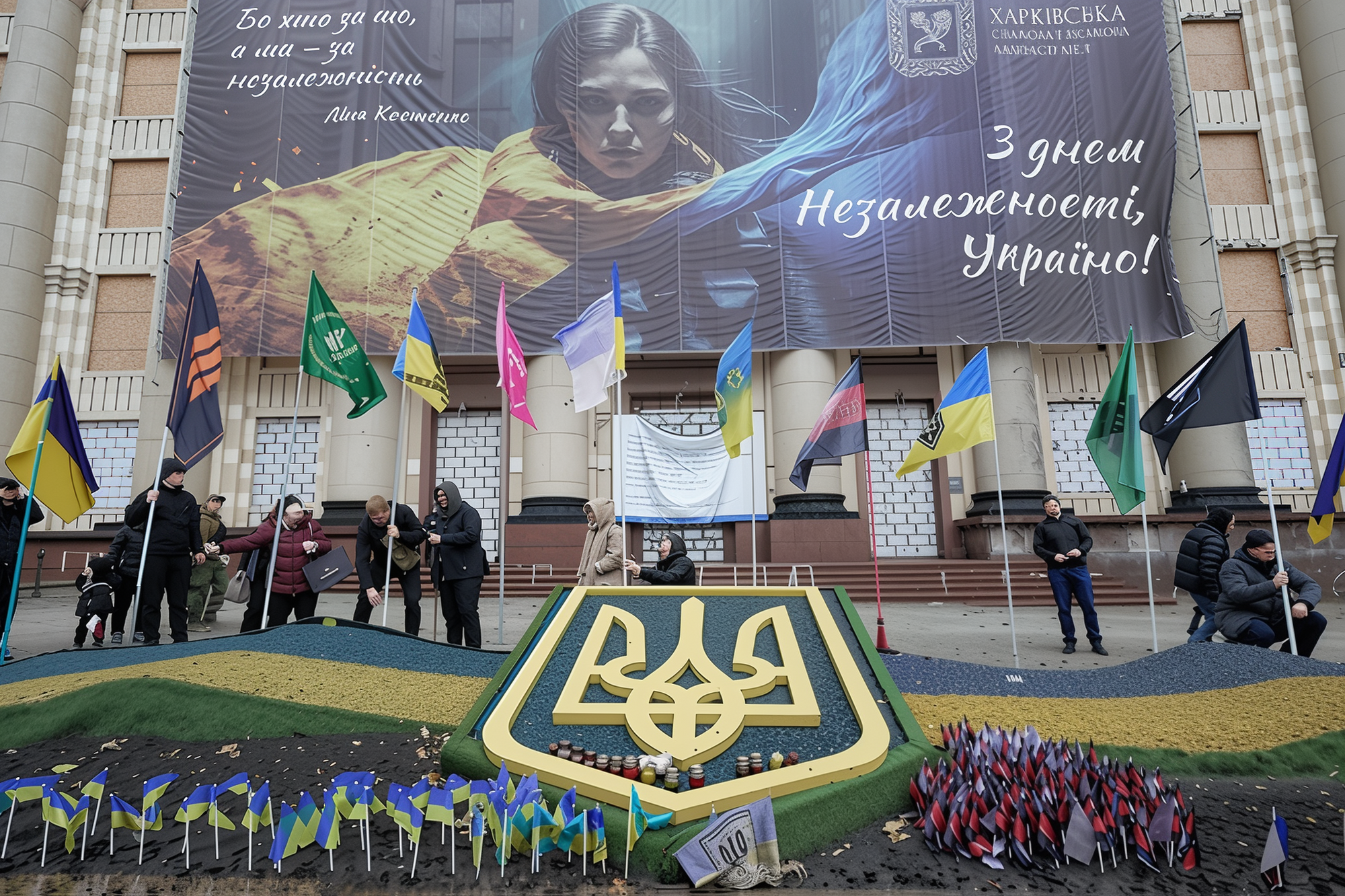 Не словом, а ділом: Громрада при Харківській ОВА вшанувала пам’ять полеглих Героїв
