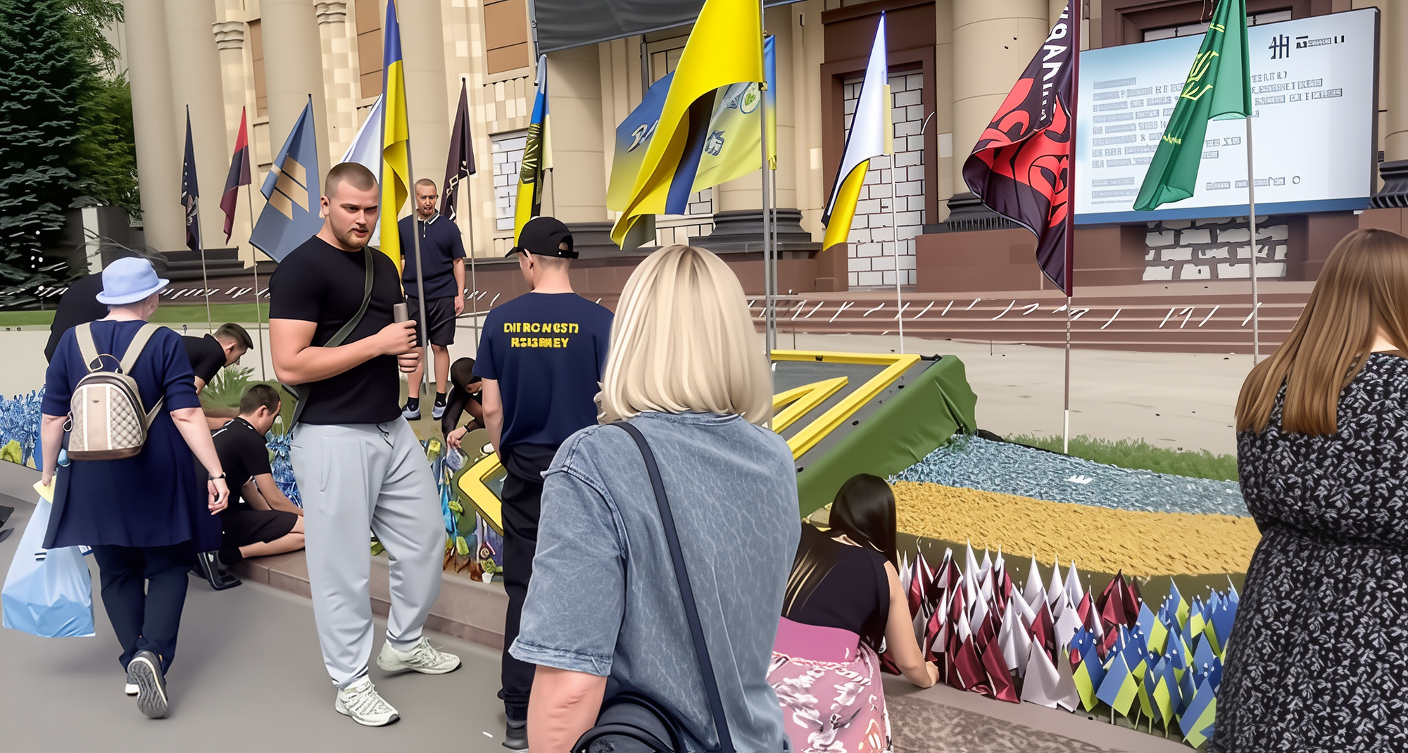 Не словом, а ділом: Громрада при Харківській ОВА вшанувала пам’ять полеглих Героїв
