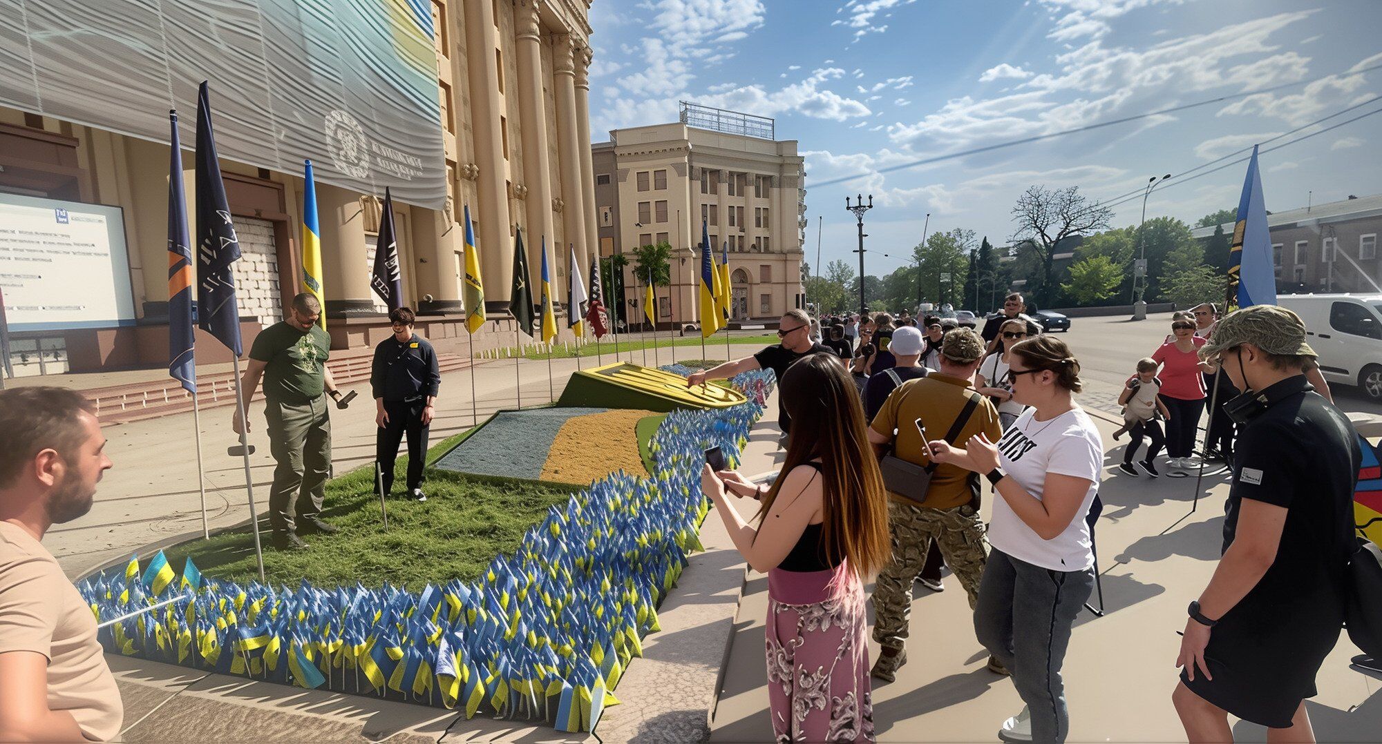 Не словом, а ділом: Громрада при Харківській ОВА вшанувала пам’ять полеглих Героїв