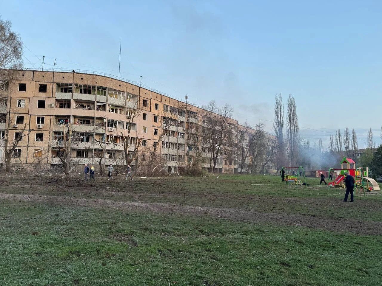 Удар по детской площадке
