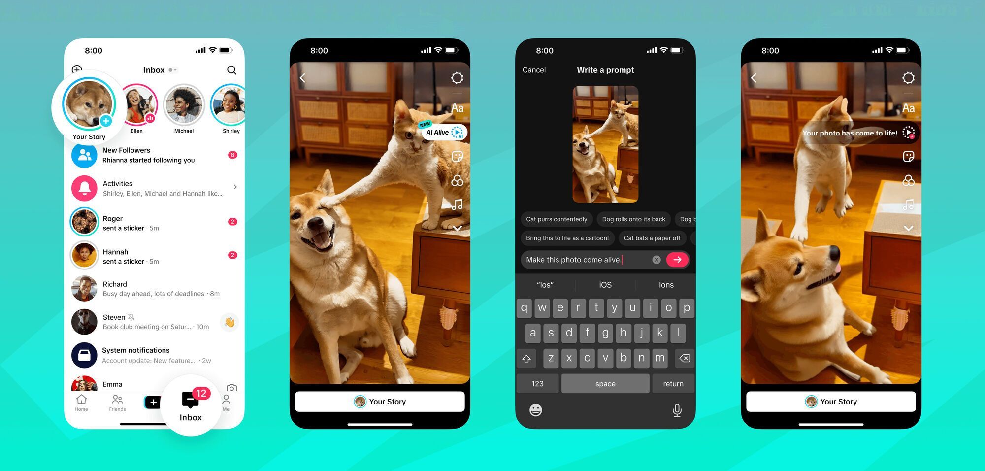 TikTok анонсував нову функцію AI Alive