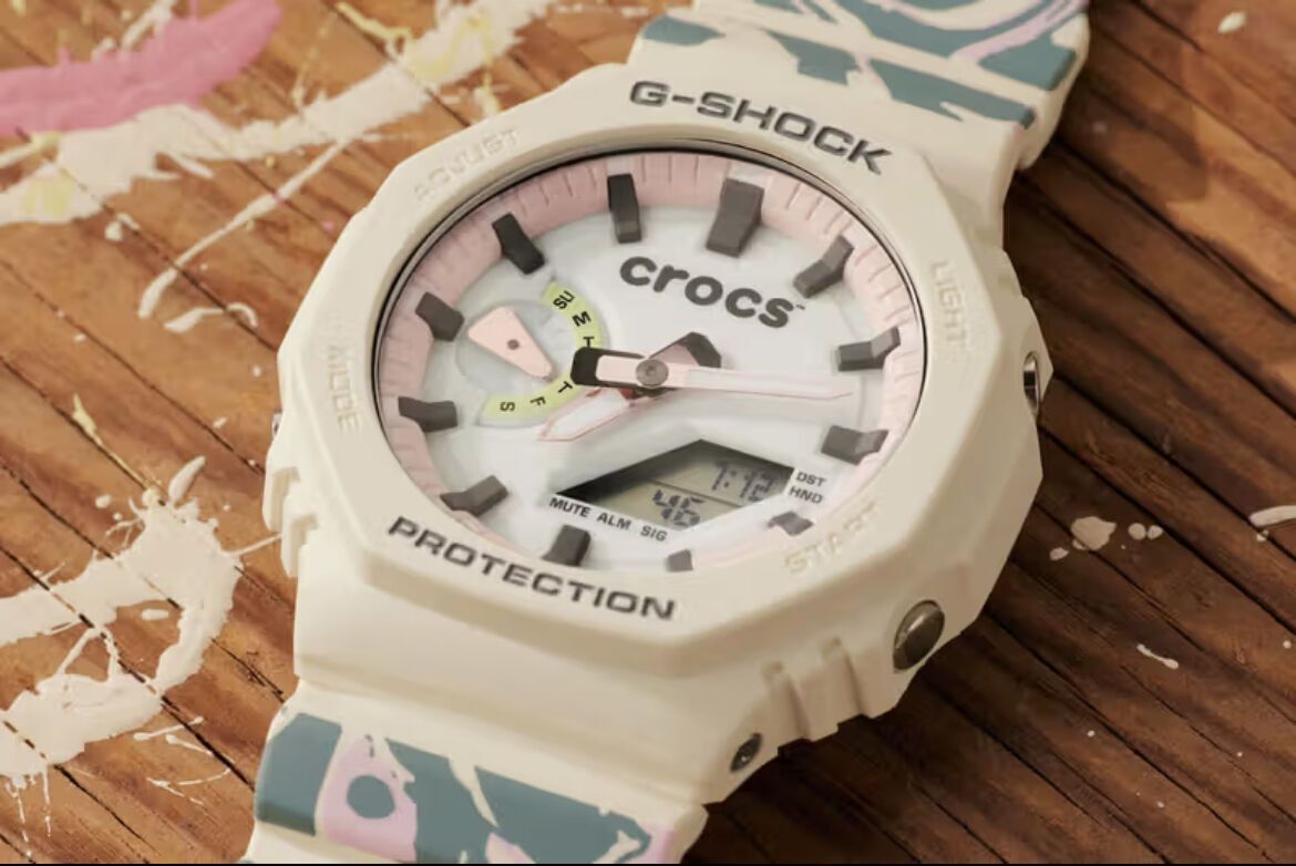 G-Shock и Crocs создали уникальную серию обуви с часами