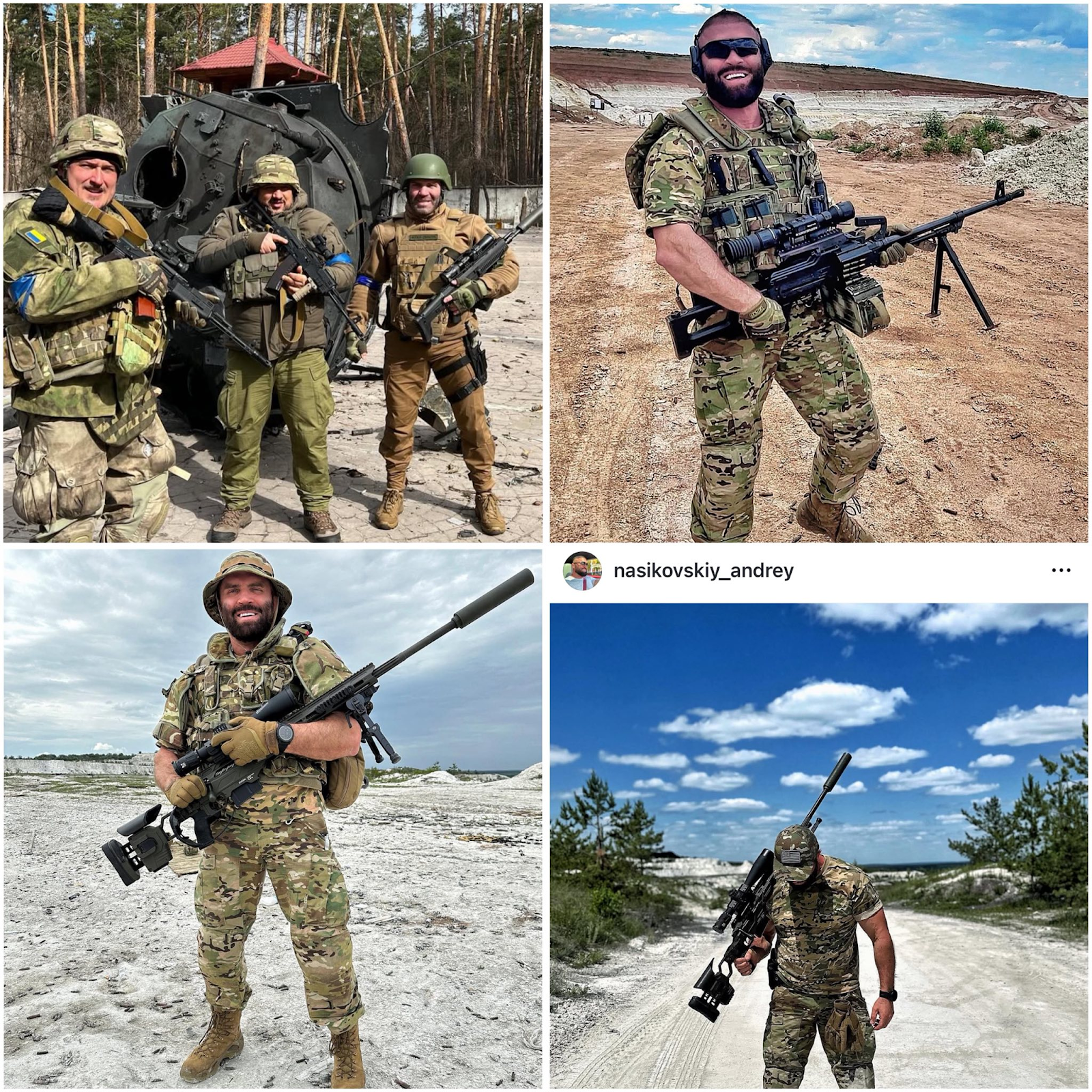 Андрей Насиковский, фронт