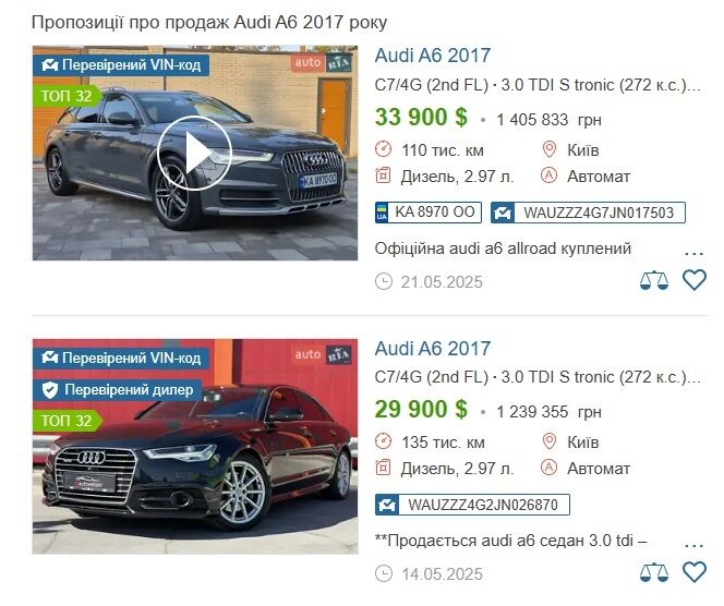 Новий начальник ТСЦ МВС в Одесі придбав Audi за 49 тис. грн і користується елітним авто безкоштовно