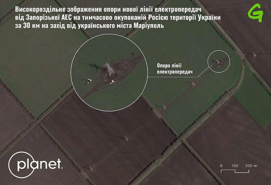 РФ строит новую линию электропередач для перезапуска ЗАЭС — представлены доказательства