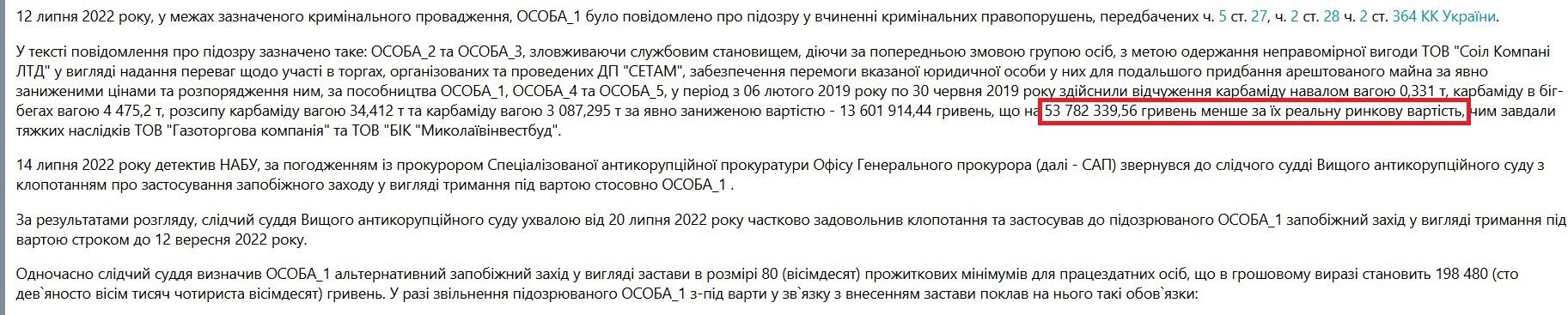 Службові особи АРМА та ДП ''СЕТАМ'' реалізували арештоване майно (карбамід) через електронні торги