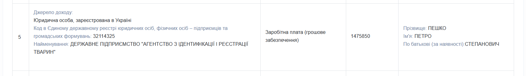 Скриншот декларации за 2024 год