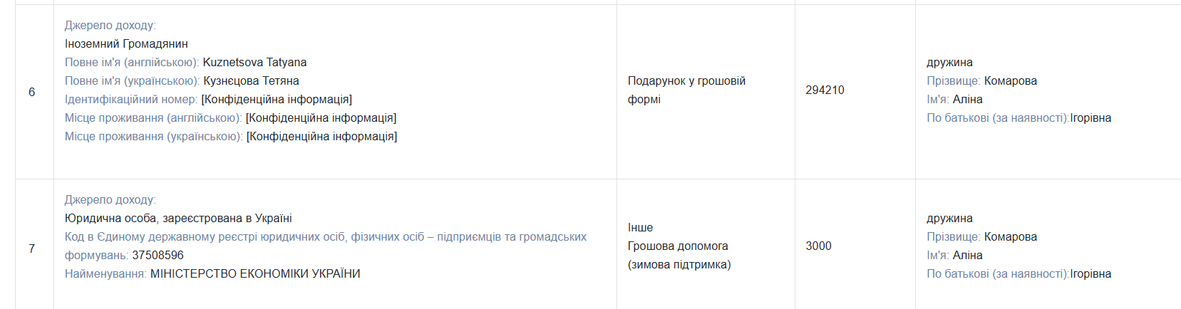 Скриншот декларации за 2024 год
