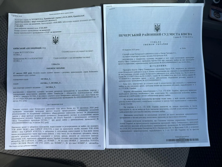 Определение Печерского суда об аресте имущества ООО ''ЮНИ ЛЮКС''