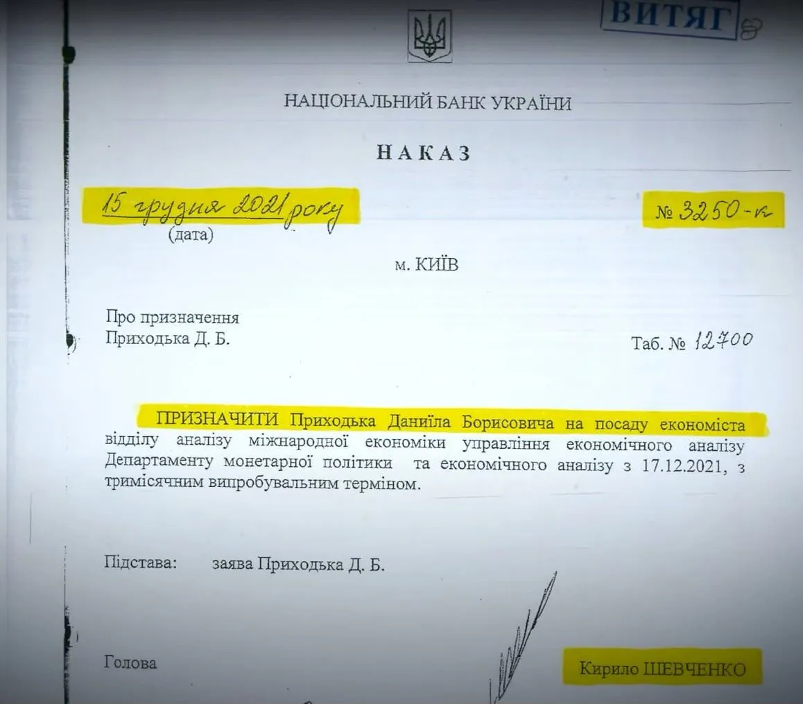 Старший син нардепа Даниїл отримав першу посаду на 22-річчя rtikziddkiqtehab