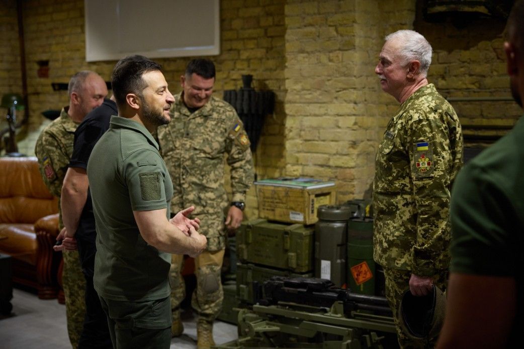 Президент Украины Владимир Зеленский в Музее войны
