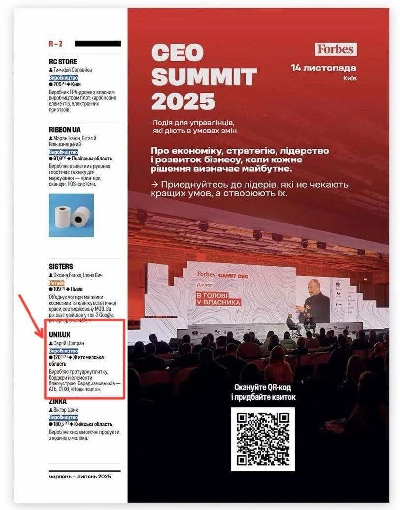 Из СИЗО – в список Forbes: несмотря на аресты, Шапран поставляет плитку ведущим сетевым компаниям Украины?