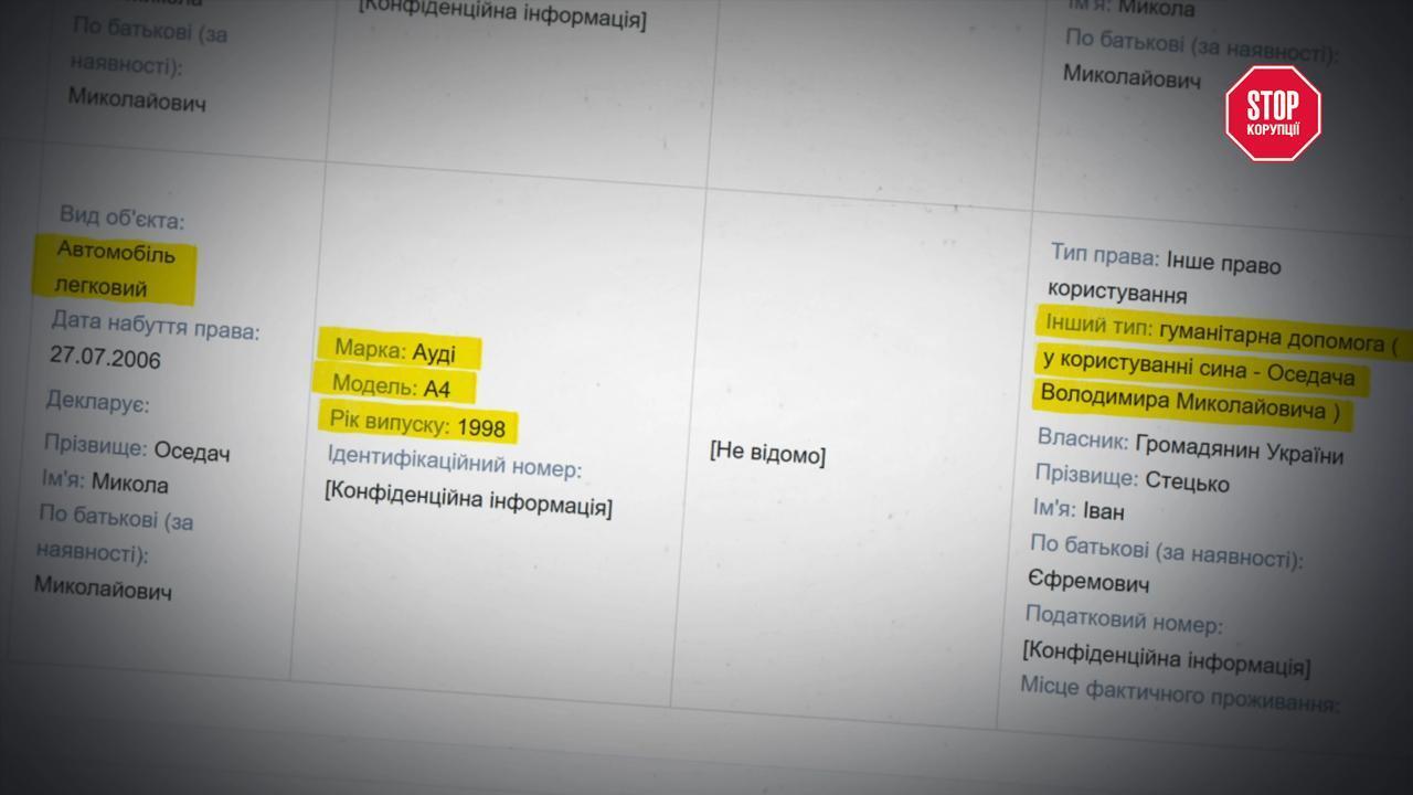 Декларация, скриншот