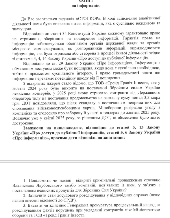 Скриншот запрос