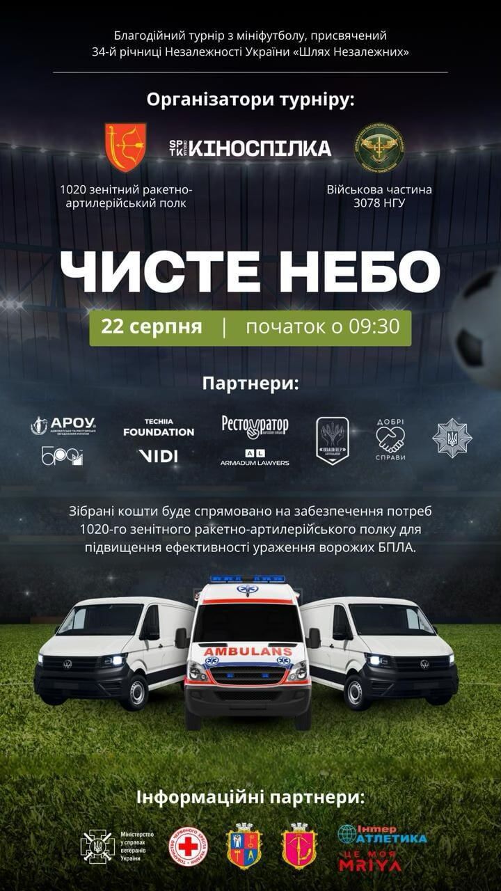 Футбольний турнір у Києві об’єднав військових, поліцію, волонтерів і переселенців
